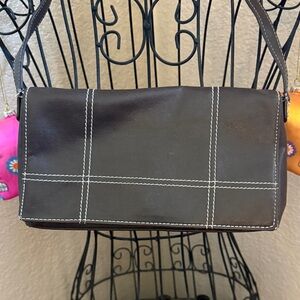 Nine West Dark Brown Messenger Bag